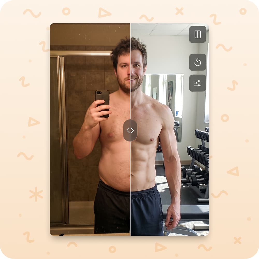 Before & after slider
